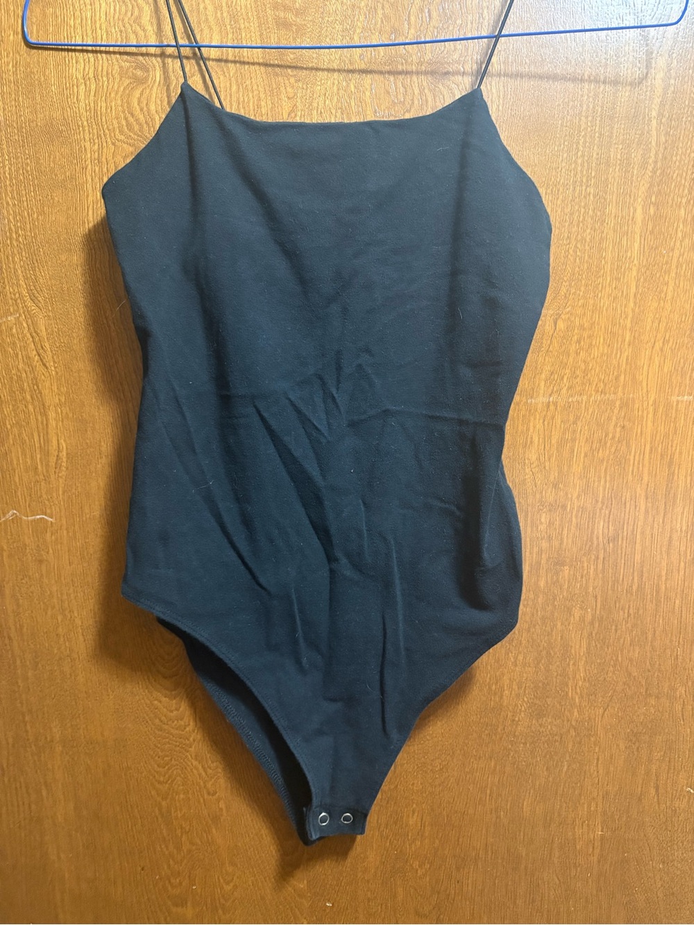 Black Women’s One-Piece Bodysuit - Classic Scoop Neck